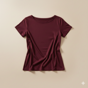 Camiseta cuello barco