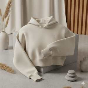 Sudadera tipo cropped elegante